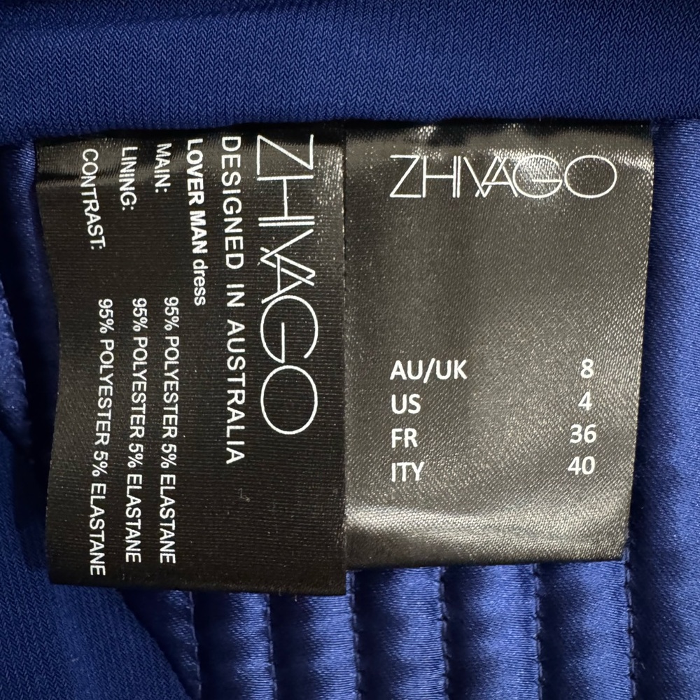 ZHIVAGO Signature Lover Man Keyhole-Back Midi Dress - Picture 10 of 11